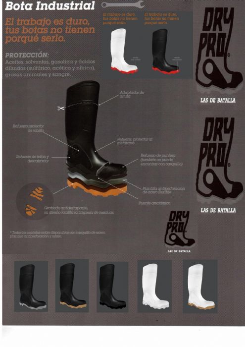BOTA DE HULE BOTA INDUSTRIAL
